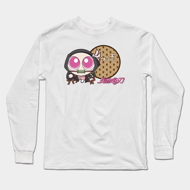 The Kimetsu No Yaiba - nezuko Long Sleeve T-Shirt by AkRePuBlIc